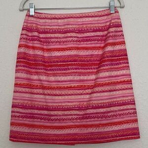 Talbots Cotton A-Line Striped Skirts for Women size 6P